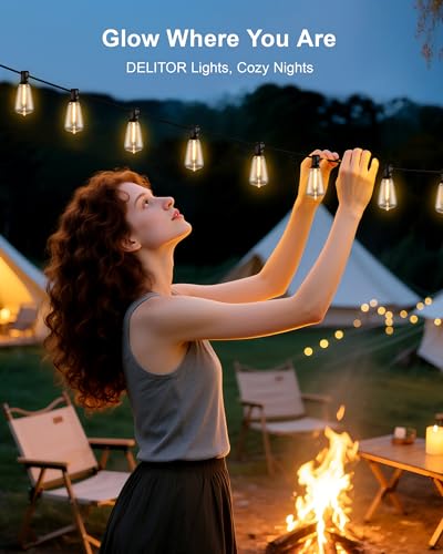 Patio String Lights 50FT LED (27 Count)
