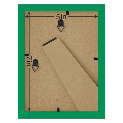 5x7 Picture Frames Set of 9 for Wall or Tabletop Display (9 Count)