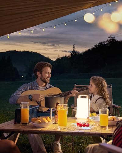 Solar Camping Lantern 6000mAh 2 Pack (2 Count)