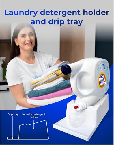 Liquid Laundry Detergent Holder Stand with Drip Tray
