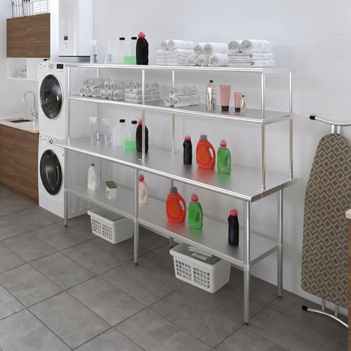 96 Inch Double Tier Overshelf