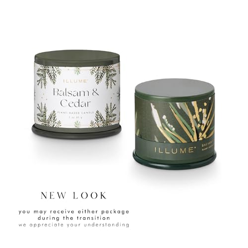 Candle Tin Balsam Cedar Demi Vanity 3 Ounce