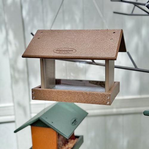 Poly Hanging Hopper Bird Feeder