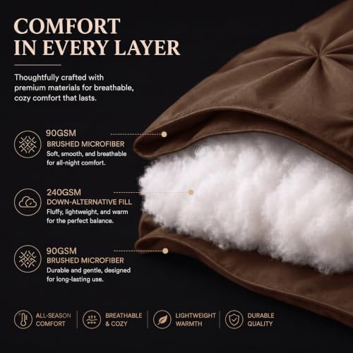 Full Size Comforter Sets Brown