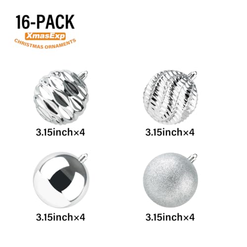 16ct Christmas Balls Ornaments (20 Count)