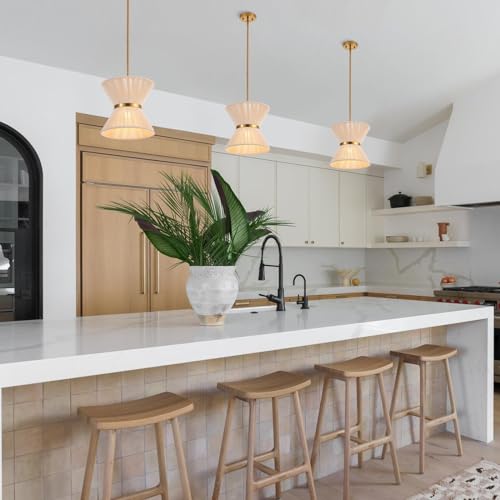Hand Woven Boho Pendant Light Coastal Mini Modern Chandelier Adjustable Transitional Minimalist Pendant Lighting Fixtures for Kitchen Island Dining Room