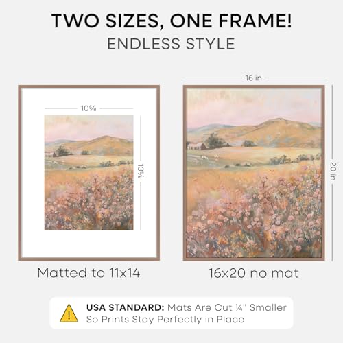 16x20 Mocha Picture Frame