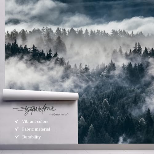 Misty Forest Bedroom Wallpaper XT20 S 100" x 65"
