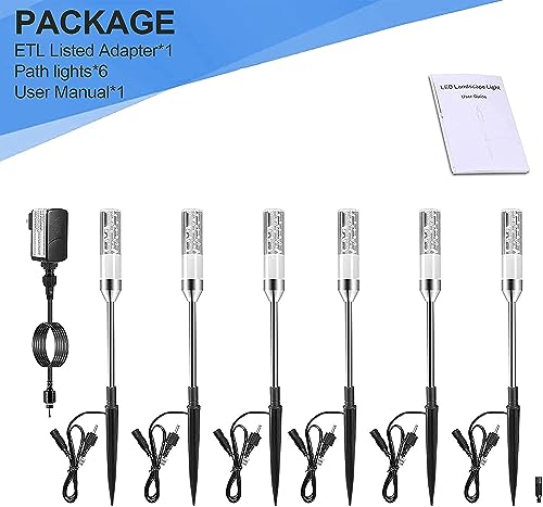 Outdoor Pathway Lights (6 Count)