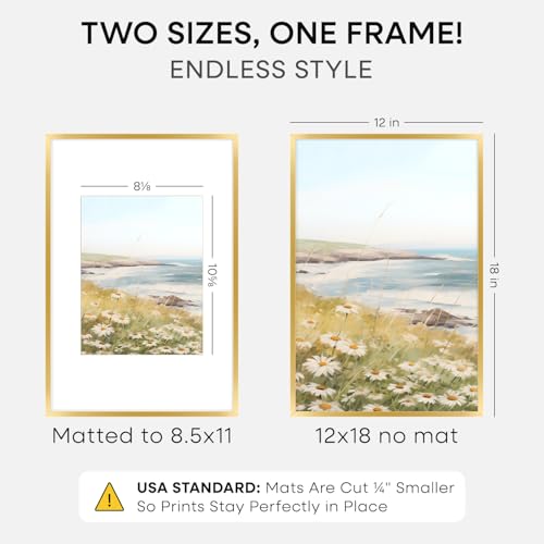 12x18 Gold Picture Frame