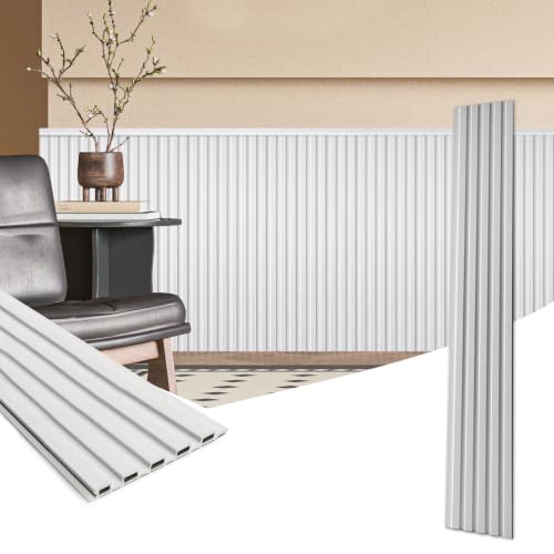 48 x 6 in WPC Wood Slat Wall Panels (16 Count)