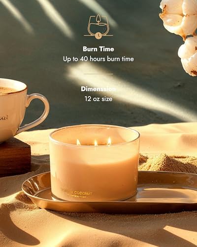 Luxury Coconut Soy Candle (12 Ounce)
