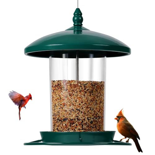 Metal Bird Feeder for Outdoors Hanging