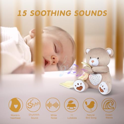 Rechargeable Baby Sleep Soother Bear