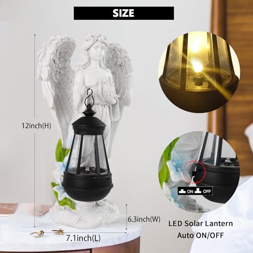 Solar Angel Garden Statue