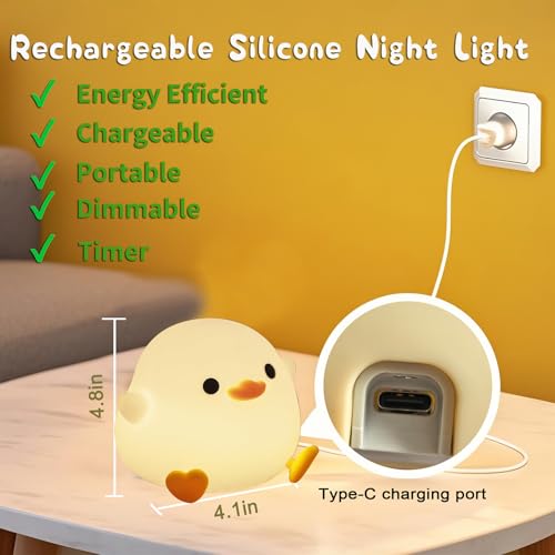 Cute Pea Duck Night Light