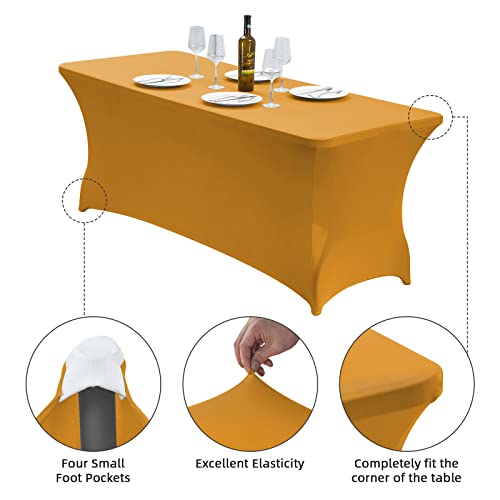 6FT Stretch Spandex Fitted Tablecloth