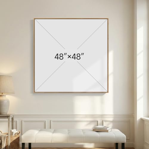 Extra Large Framed Neutral Beige Abstract Wall Art for Living Room