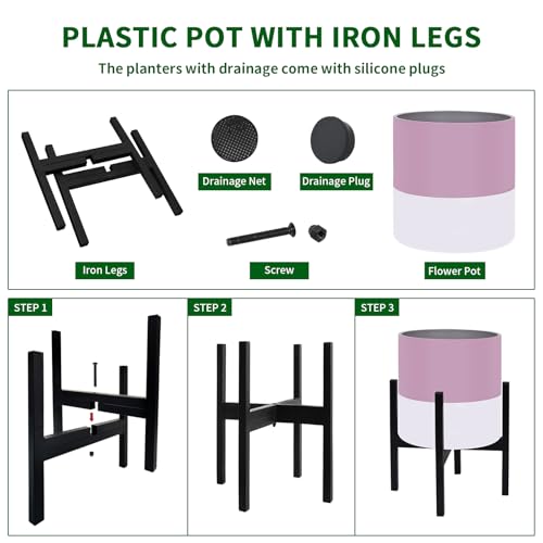 Planter With Stand Set of 2 (2 Count)