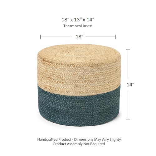 Jute Pouf Ottoman