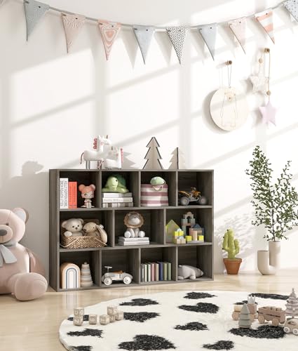 11 Cube Kids Toy and Book Storage Organizer
