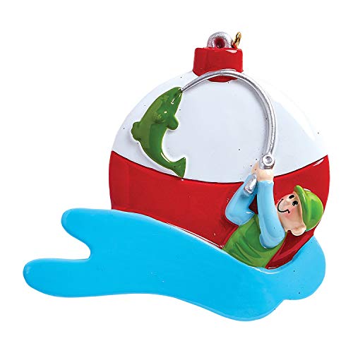 Personalized Fly Fishing Ornament 2026