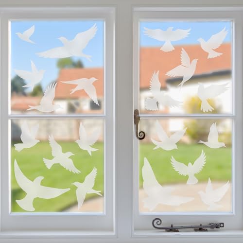 9 Sheets Bird Window Clings (9 Count)