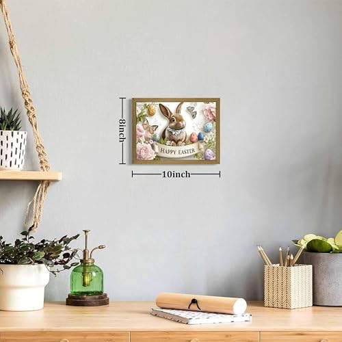 Framed Easter Bunny Wall Art