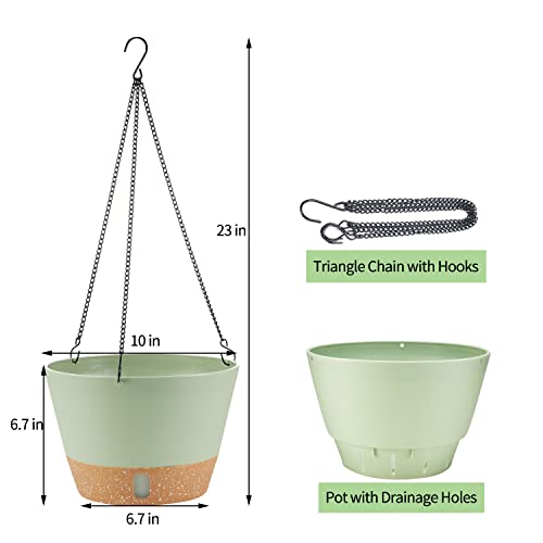 2 Pack Hanging Planters