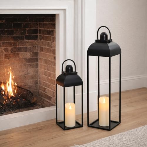 25'' 19'' Lanterns Decorative Outdoor Indoor (2 Count)