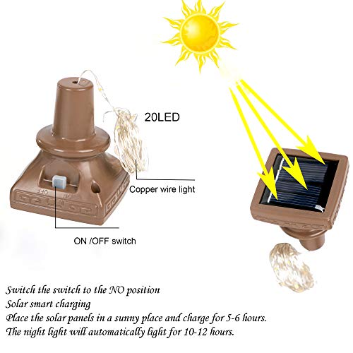Solar Wine Bottle Lights Outdoor (8 Count)