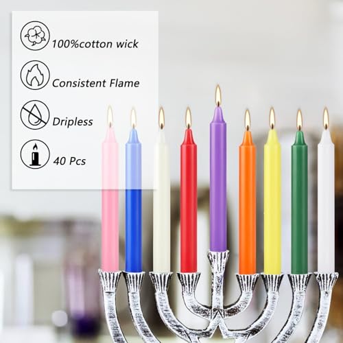 100 Pack Assorted Color Spell Chime Candles (100 Count)