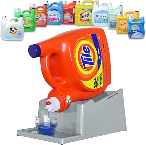 Liquid Laundry Detergent Dispenser Holder with Drip Tray