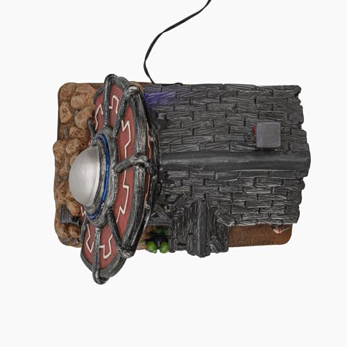 No Landing Zone Alien Theme Spooky Halloween Village Multi