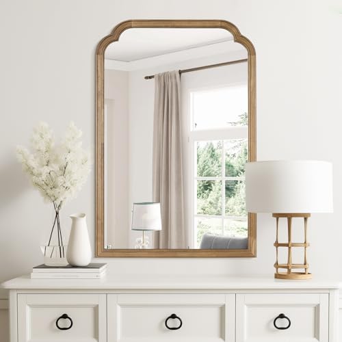 Wood Bathroom Mirrors for Wall Mounted