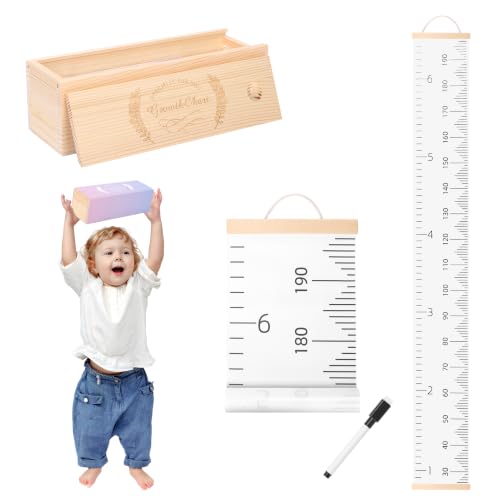 Growth Height Chart for Kids with Keepsake Box