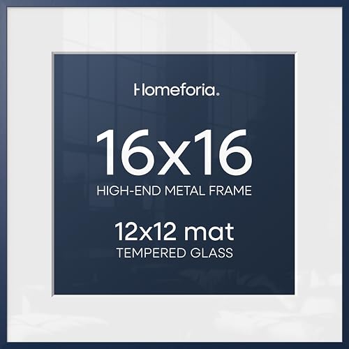16x16 Blue Picture Frame