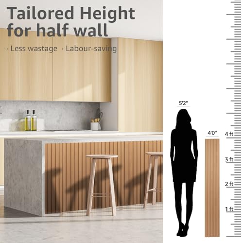 48 x 6 Inch WPC Slat Wall Panels