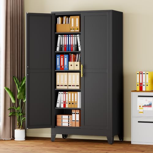 78.7" Tall Metal Pantry Cabinet