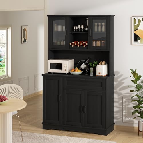 68" Kitchen Pantry Storage Cabinet