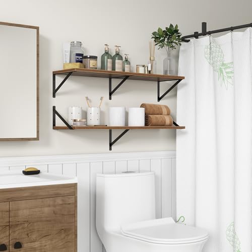 36"W x 10"D Floating Shelves