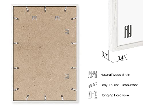 White Oak Wood 24x36 Picture Frames