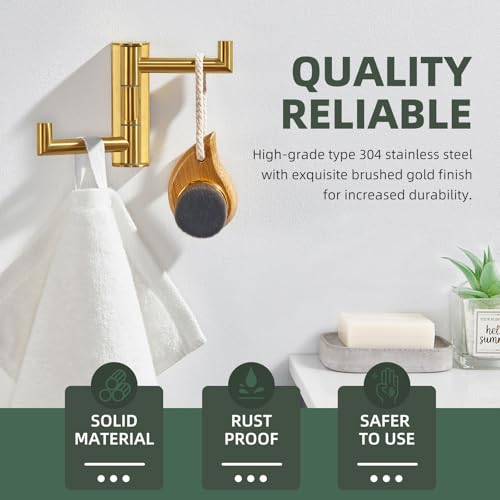 Swivel Towel Hook for Bathroom