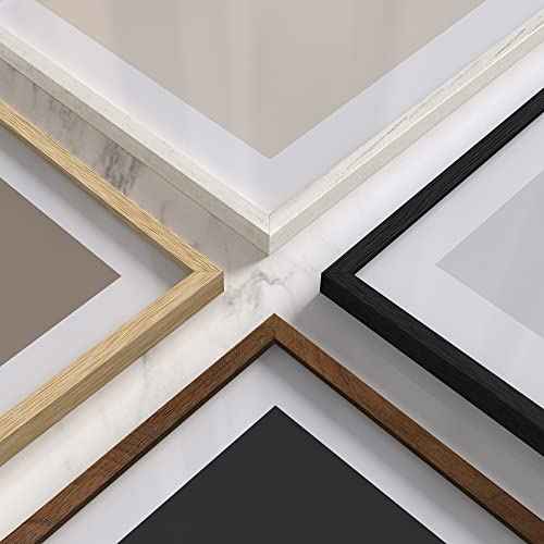 8x10 Black Oak Wood Picture Frames Set of 25 (25 Count)