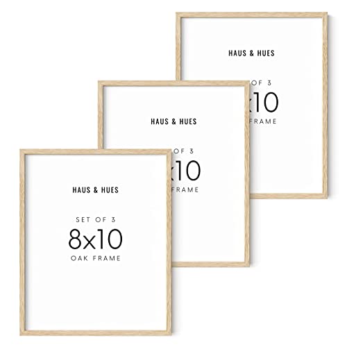 Beige Wood Oak 8x10 Picture Frame (3 Count)