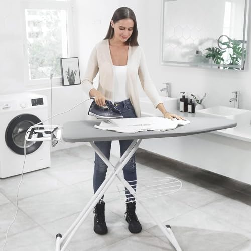 Ironing Board 57" x 15" Foldable with Wall Hanger