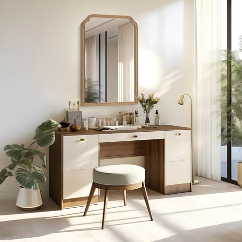 Wood Bathroom Mirrors for Wall Mounted