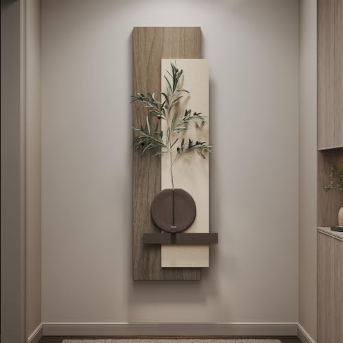 Modern 3D Textured Long Narrow Vertical Wall Art