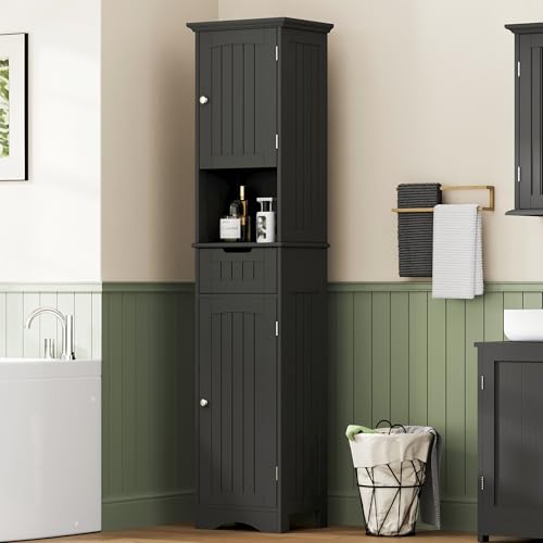 67" Tall Bathroom Storage Cabinet