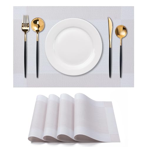 Placemats Set of 4 Washable Indoor (4 Count)